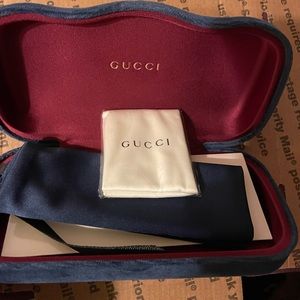 Authentic Gucci Sunglass case large